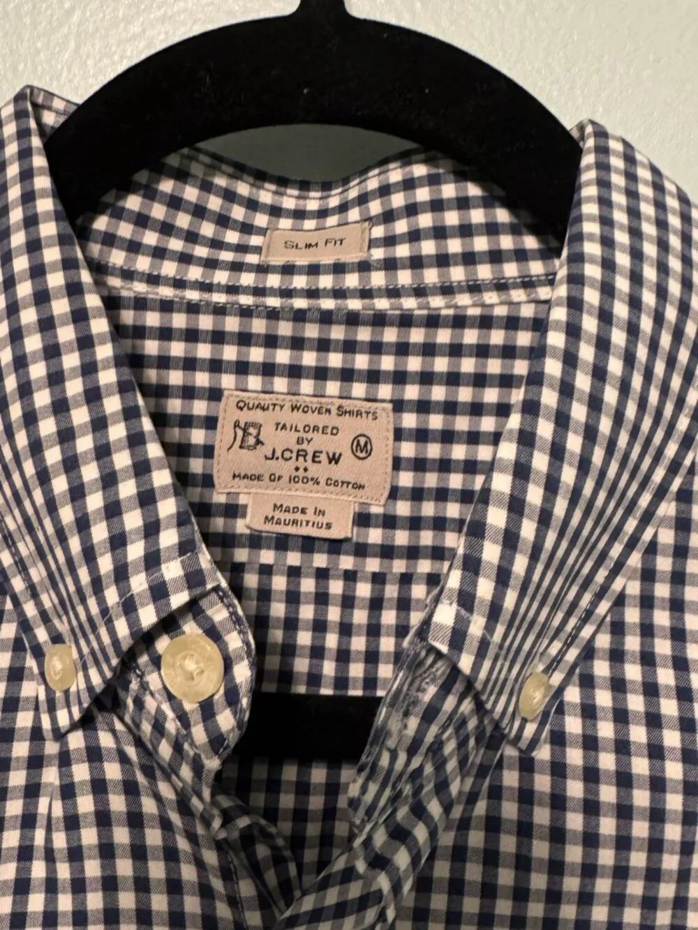 J.Crew Vintage Plaid Button-Down Shirt | Size M - CL0027
